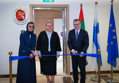 رئيس وزراء فنلندا يفتتح مقر سفارة بلاده الجديد في أبوظبي