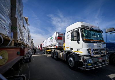 "الفارس الشهم 3" تدخل قافلتي مساعدات إلى قطاع غزة