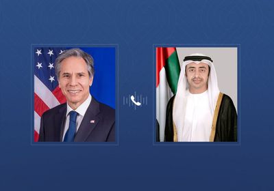 هاتفياً.. عبدالله بن زايد وبلينكن يبحثان العلاقات الاستراتيجية بين البلدين