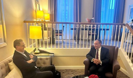 وزير الخارجية المصري يلتقى مدير مشروعات الربط الكهربائي بشركة بلجيكية