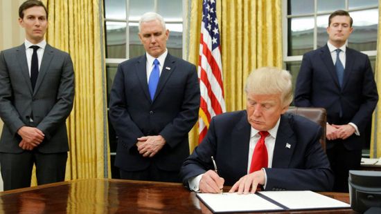 ترامب يصل البيت الأبيض ليباشر مهامه رئيسًا لأمريكا