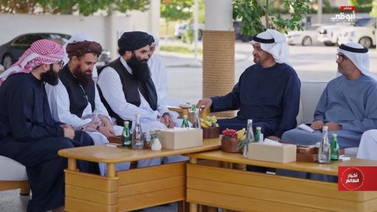 رئيس الإمارات يستقبل وزير الداخلية الأفغاني في قصر الشاطئ