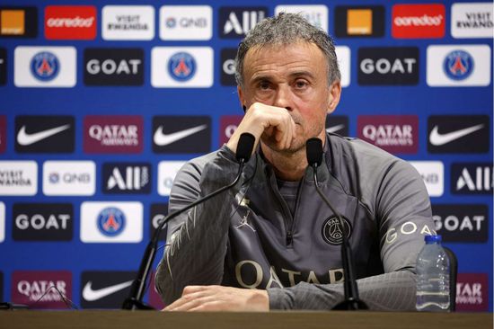 لويس إنريكي: مباراة باريس سان جيرمان ومانشستر سيتي حاسمة في الموسم