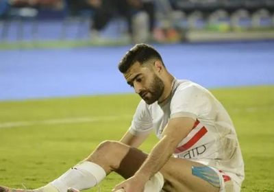 الزمالك يعلن إصابة المثلوثي بقطع في الرباط الصليبي