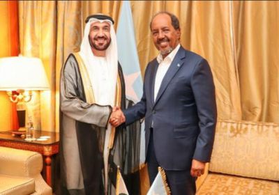 رئيس الصومال يستقبل رئيس البرلمان العربي في القاهرة