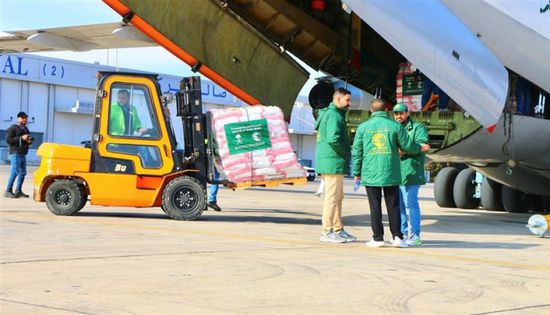 وصول طائرة الإغاثة السعودية الـ13 إلى دمشق