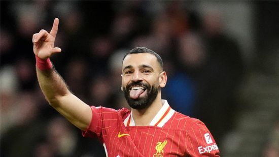 محمد صلاح يسجل الهدف الثاني لليفربول أمام إيبسويتش تاون