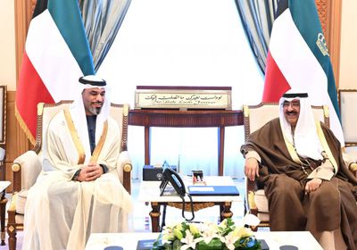 أمير الكويت يستقبل رئيس جهاز الإمارات للمحاسبة