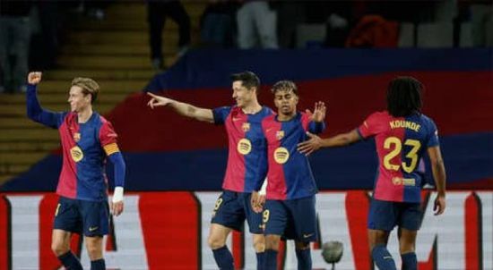 برشلونة يكتسح فالنسيا بسبعة أهداف 