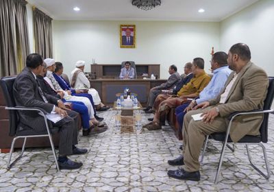 البحسني يستقبل لجنة قضاة حضرموت ويطلع على مطالبها