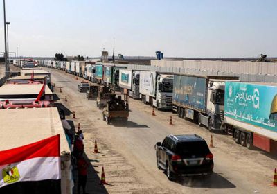 بينها 14 شاحنة وقود.. إدخال 155 شاحنة مساعدات إلى غزة اليوم