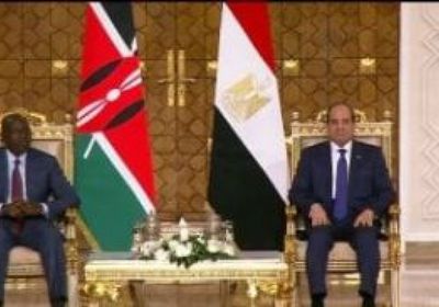 الرئيس السيسي ونظيره الكيني يشهدان التوقيع على مذكرات تعاون