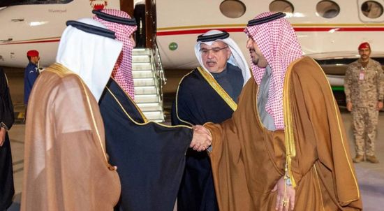ولي عهد البحرين يصل الرياض