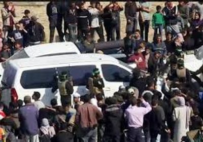 فوضى أثناء تسليم الرهائن في خان يونس