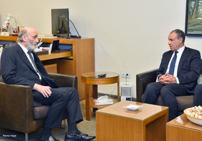 وزير الخارجية المصري يجتمع مع رئيس حزب القوات اللبنانية