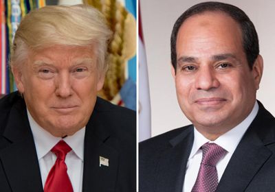 الرئيس السيسي يتلقي اتصالاً هاتفياً من ترامب