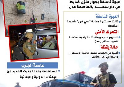 الأمن الجنوبي.. يقظة وعزيمة (إنفوجراف)