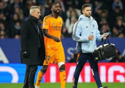 روديجر مدافع ريال مدريد يغيب عن الملاعب بسبب الإصابة