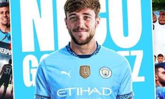 مانشستر سيتي يعلن تعاقده مع نيكو غونزاليس