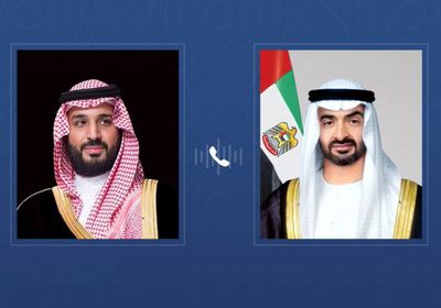 هاتفياً.. رئيس الإمارات وولي عهد السعودي يبحثان التطورات في المنطقة