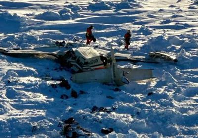 العثور على حطام طائرة الركاب في ألاسكا