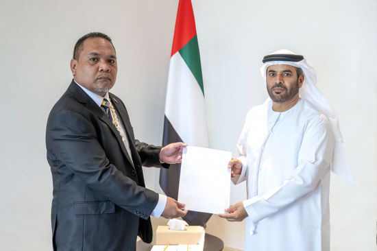 الخارجية الإماراتية تتسلم أوراق اعتماد سفير توفالو الجديد