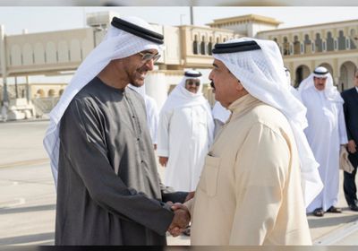 ملك البحرين يغادر دولة الإمارات