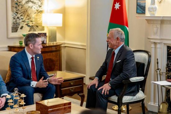 عاهل الأردن: السلام الشامل أساس لحل الدولتين
