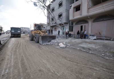 "الفارس الشهم 3" تسهم في فتح الطرقات بمدينة رفح