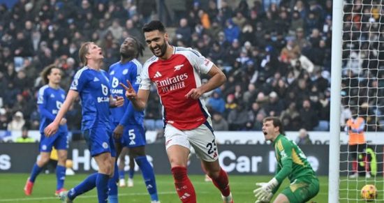 أرسنال يفوز على ليستر سيتي.. ويواصل مطاردة ليفربول على صدارة البريميرليج