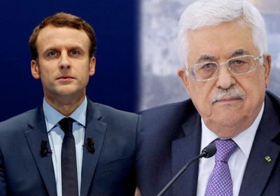 أبو مازن وماكرون يؤكدان رفض تهجير الفلسطينيين من أرضهم