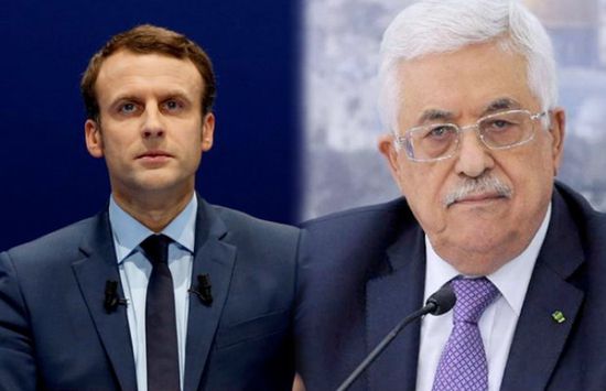أبو مازن وماكرون يؤكدان رفض تهجير الفلسطينيين من أرضهم