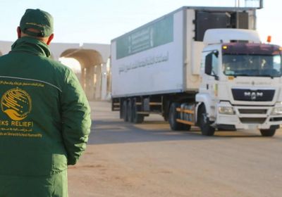 لمساعدة الشعب السوري.. السعودية: 25 شاحنة إغاثية تعبر منفذ &laquo;نصيب الحدودي&raquo;