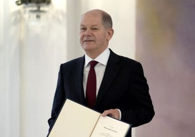 المستشار الألماني يحث الاتحاد الأوروبي على مواصلة دعم أوكرانيا