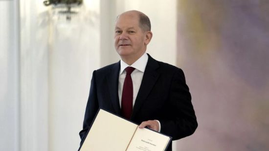 المستشار الألماني يحث الاتحاد الأوروبي على مواصلة دعم أوكرانيا