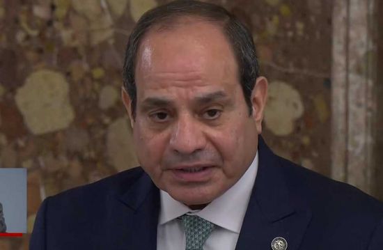 السيسي: نطالب بضرورة وقف الممارسات العدوانية ضد الفلسطينيين