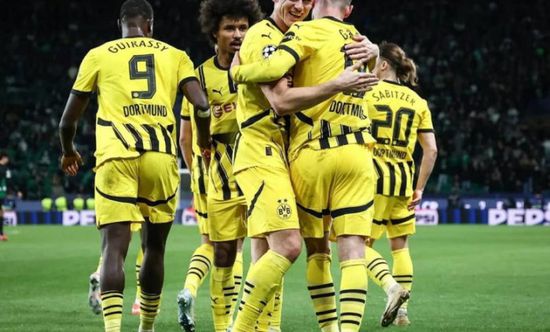 دورتموند يتقدم لدور 16 لأبطال أوروبا بعد تعادله مع سبورتنج