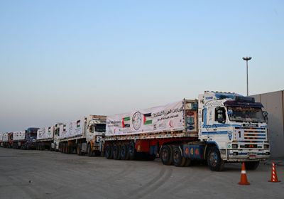 ضمن "الفارس الشهم 3".. 5 قوافل مساعدات إماراتية تصل قطاع غزة