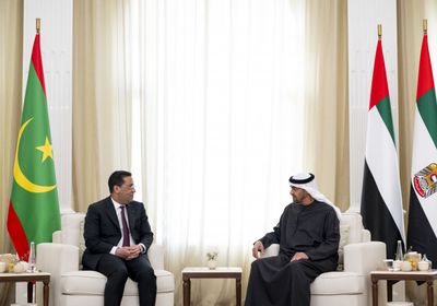 رئيس الإمارات يتلقى رسالة من نظيره الموريتاني