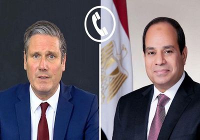السيسي يتلقى اتصالاً هاتفيًا من رئيس الوزراء البريطاني