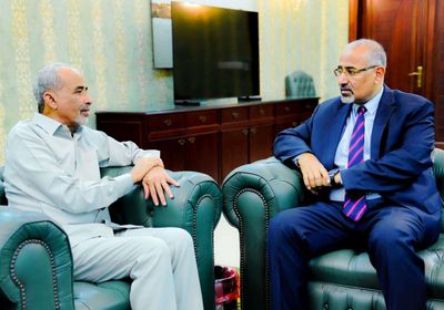 الرئيس الزُبيدي والفريق الصبيحي يناقشان الجاهزية القتالية للقوات