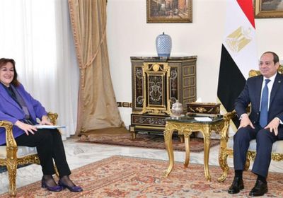 الرئيس السيسي يبحث مع مفوضة أوروبية التطورات في غزة