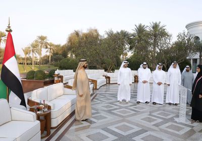 34 قاضياً جديدا يؤدون اليمين القانونية أمام محمد بن راشد في محاكم دبي