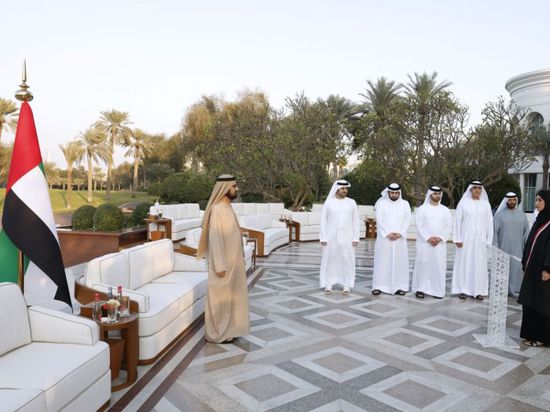 34 قاضياً جديدا يؤدون اليمين القانونية أمام محمد بن راشد في محاكم دبي