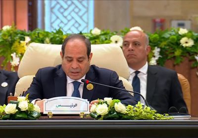 السيسي: الشعب الفلسطيني مثالٌ في الصمود من أجل استعادة الأرض