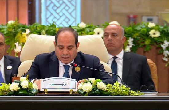 السيسي: الشعب الفلسطيني مثالٌ في الصمود من أجل استعادة الأرض