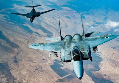 إسرائيل وأمريكا تجريان تدريبات جوية فوق البحر المتوسط