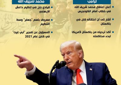 ترامب يعلن اعتقال محمد شريف الله.. فمن هو؟ (إنفوجراف)