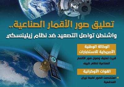 تعليق صور الأقمار الصناعية.. واشنطن تواصل التصعيد ضد نظام زيلينسكي (إنفوجراف)