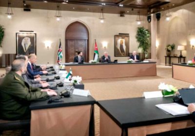 عاهل الأردن: نقف إلى جانب سوريا في الحفاظ على أمنها ووحدة أراضيها